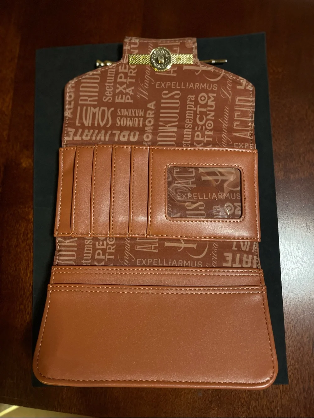 NWOT Harry Potter loungerfly ‘ Elder Wand Collection’ Wallet in Muted Terracota